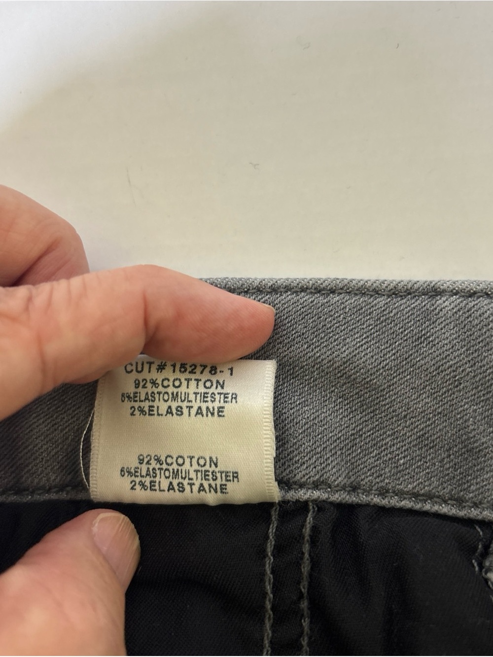 J Brand High-Rise Button-Front Charcoal Jeans - Picture 7 of 12